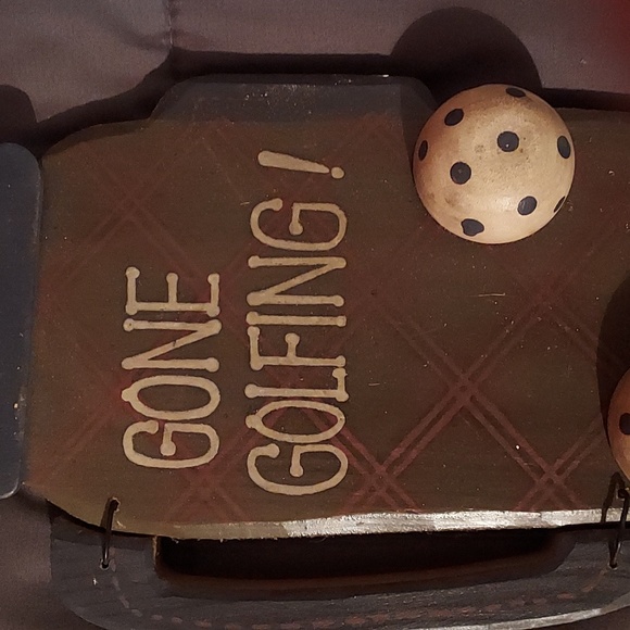 Gone Golfing Sign - Picture 3 of 3